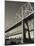 USA, Louisiana, New Orleans, the Greater New Orleans Bridge and Mississippi River-Walter Bibikow-Mounted Photographic Print