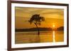 USA, Louisiana. Sunrise on Miller's Lake.-Jaynes Gallery-Framed Premium Photographic Print