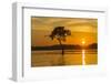 USA, Louisiana. Sunrise on Miller's Lake.-Jaynes Gallery-Framed Photographic Print