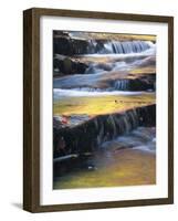 USA, Maine, Acadia National Park. Autumn Reflections in Stream-Jaynes Gallery-Framed Photographic Print