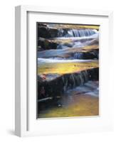 USA, Maine, Acadia National Park. Autumn Reflections in Stream-Jaynes Gallery-Framed Photographic Print