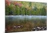 USA, Maine. Acadia National Park, morning fog at Bubble Pond.-Joanne Wells-Mounted Photographic Print