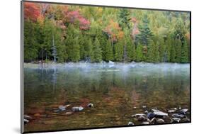 USA, Maine. Acadia National Park, morning fog at Bubble Pond.-Joanne Wells-Mounted Photographic Print