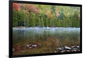 USA, Maine. Acadia National Park, morning fog at Bubble Pond.-Joanne Wells-Framed Photographic Print