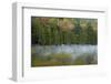 USA, Maine. Acadia National Park, morning fog at Bubble Pond.-Joanne Wells-Framed Photographic Print