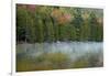 USA, Maine. Acadia National Park, morning fog at Bubble Pond.-Joanne Wells-Framed Photographic Print