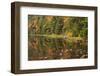 USA, Maine. Acadia National Park, reflections in the fall at Bubble Pond.-Joanne Wells-Framed Photographic Print