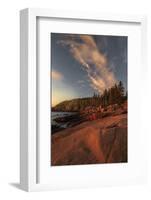 USA, Maine, Acadia National Park. Sunrise on ocean coastline.-Jaynes Gallery-Framed Photographic Print