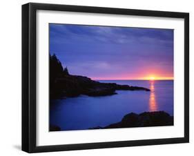 USA, Maine. Acadia National Park. Sunrise over the Atlantic-Jaynes Gallery-Framed Premium Photographic Print