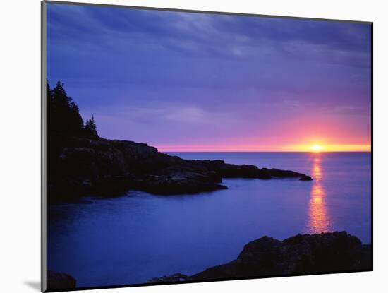 USA, Maine. Acadia National Park. Sunrise over the Atlantic-Jaynes Gallery-Mounted Premium Photographic Print