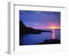 USA, Maine. Acadia National Park. Sunrise over the Atlantic-Jaynes Gallery-Framed Photographic Print