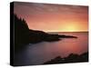 USA, Maine. Acadia National Park. Sunrise over the Atlantic.-Christopher Talbot Frank-Stretched Canvas