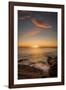 USA, Maine, Acadia National Park. Sunset on ocean coastline.-Jaynes Gallery-Framed Photographic Print