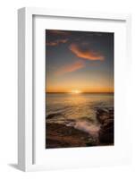 USA, Maine, Acadia National Park. Sunset on ocean coastline.-Jaynes Gallery-Framed Photographic Print