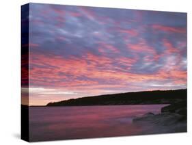 USA, Maine, Acadia National Park, Sunset over the Atlantic Ocean-Christopher Talbot Frank-Stretched Canvas