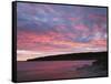 USA, Maine, Acadia National Park, Sunset over the Atlantic Ocean-Christopher Talbot Frank-Framed Stretched Canvas