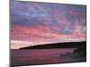 USA, Maine, Acadia National Park, Sunset over the Atlantic Ocean-Christopher Talbot Frank-Mounted Photographic Print
