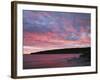 USA, Maine, Acadia National Park, Sunset over the Atlantic Ocean-Christopher Talbot Frank-Framed Photographic Print