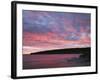 USA, Maine, Acadia National Park, Sunset over the Atlantic Ocean-Christopher Talbot Frank-Framed Photographic Print