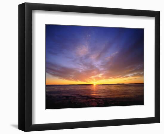 USA, Maine. Atlantic Ocean Sunrise-Jaynes Gallery-Framed Photographic Print