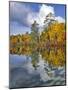 USA, Maine. Autumn Scenic of Upper Togue Pond-Steve Terrill-Mounted Photographic Print