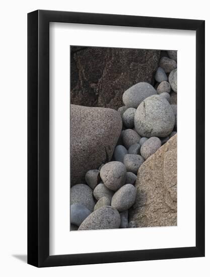 USA, Maine. Boulder Beach, Acadia National Park.-Judith Zimmerman-Framed Photographic Print