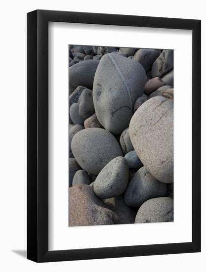 USA, Maine. Boulder Beach, Acadia National Park.-Judith Zimmerman-Framed Photographic Print