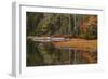 USA, Maine, Fall Reflections at Eagle Lake in Acadia National Park-Joanne Wells-Framed Photographic Print