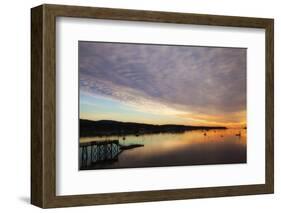 USA, Maine, Morning Clouds at Southeast Harbor-Joanne Wells-Framed Photographic Print