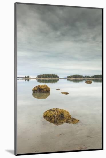 USA, Maine Mountainville. Autumn on Penobscot Bay.-Walter Bibikow-Mounted Photographic Print