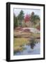 USA, Maine. New Mills Meadow Pond, Acadia National Park.-Judith Zimmerman-Framed Photographic Print