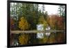 USA, Maine, Norway. Lake Pennasseewassee in Autumn Foliage-Bill Bachmann-Framed Photographic Print