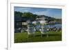 USA, Maine, Ogunquit, Perkins Cove, Boat Harbor-Walter Bibikow-Framed Photographic Print