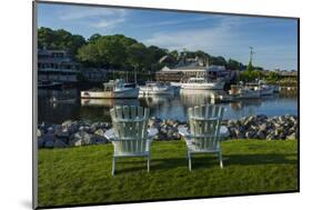 USA, Maine, Ogunquit, Perkins Cove, Boat Harbor-Walter Bibikow-Mounted Photographic Print