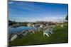 USA, Maine, Ogunquit, Perkins Cove, Boat Harbor-Walter Bibikow-Mounted Photographic Print