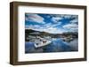 USA, Maine, Ogunquit, Perkins Cove, harbor-Walter Bibikow-Framed Photographic Print