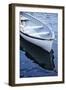 USA, Maine, Rockport, Dinghy Moored at Dock-Ann Collins-Framed Photographic Print