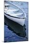 USA, Maine, Rockport, Dinghy Moored at Dock-Ann Collins-Mounted Photographic Print