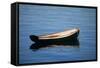 USA, Maine, Small Row Boat at Bass Harbor-Joanne Wells-Framed Stretched Canvas