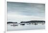 USA, Maine, Stonington. Stonington Harbor during autumn.-Walter Bibikow-Framed Photographic Print