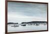 USA, Maine, Stonington. Stonington Harbor during autumn.-Walter Bibikow-Framed Photographic Print