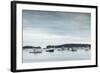 USA, Maine, Stonington. Stonington Harbor during autumn.-Walter Bibikow-Framed Photographic Print