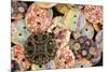 USA, Martinsville, Indiana. Macro of a pile of buttons.-Deborah Winchester-Mounted Photographic Print