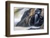 Usa, Maryland. Great Falls Overlook, Potomac River, Long Exposure of the Water of the Potomac-Hollice Looney-Framed Photographic Print