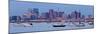 USA, Massachusetts, Boston, City Skyline and Boats Moored in the Harbour-Gavin Hellier-Mounted Photographic Print