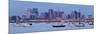 USA, Massachusetts, Boston, City Skyline and Boats Moored in the Harbour-Gavin Hellier-Mounted Photographic Print