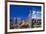 USA, Massachusetts, Boston of the new Seaport District at dusk-Walter Bibikow-Framed Premium Photographic Print