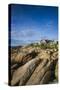 USA, Massachusetts, Cape Ann, Annisquam, Atlantic shoreline-Walter Bibikow-Stretched Canvas