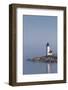 USA, Massachusetts, Cape Ann, Annisquam Lighthouse in fog-Walter Bibikow-Framed Photographic Print