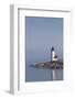 USA, Massachusetts, Cape Ann, Annisquam Lighthouse in fog-Walter Bibikow-Framed Photographic Print